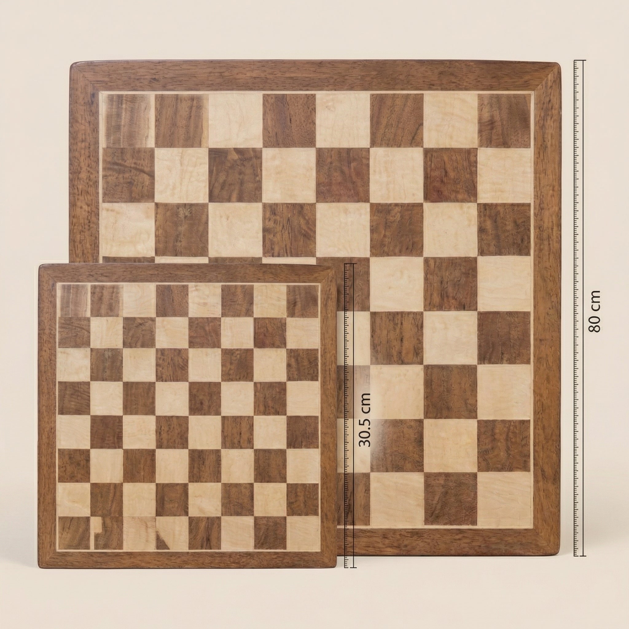 Klassisches Schachspiel mit Schublade aus Ahornholz