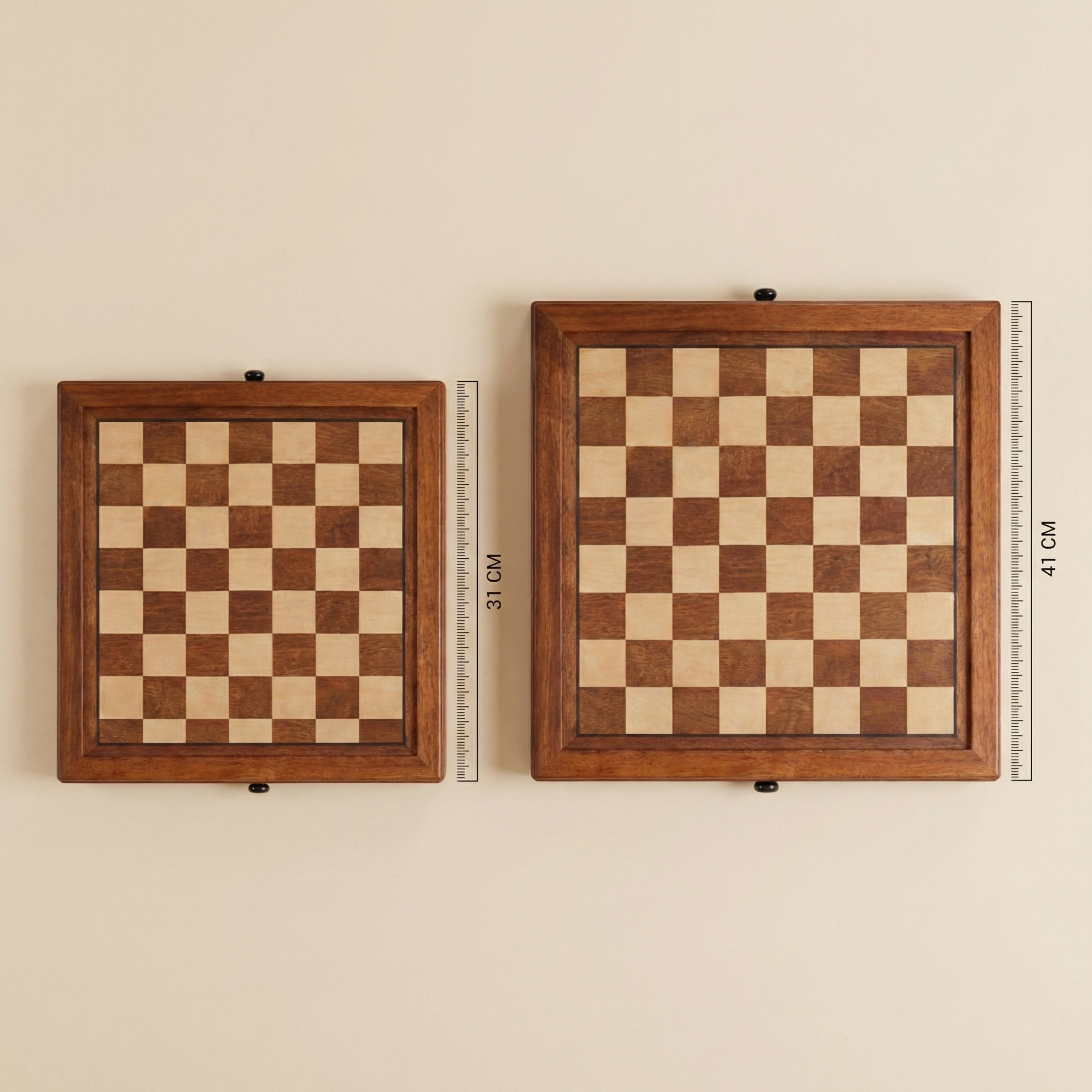Magnetisches Schachspiel mit Schubladen aus Ahornholz